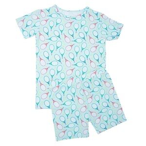 Sweet bamboo summer pjs tennis short and shirt